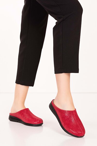 Gondol Hakiki Deri Günlük Rahat Hafif Sabo Terlik Vdt.916