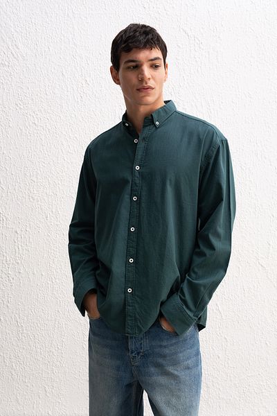 GIESTO ΠΟΥΚΑΜΙΣΟ OVERSIZED DRAPE ΕΛΑΦΡΥ ΛΙΝΟ