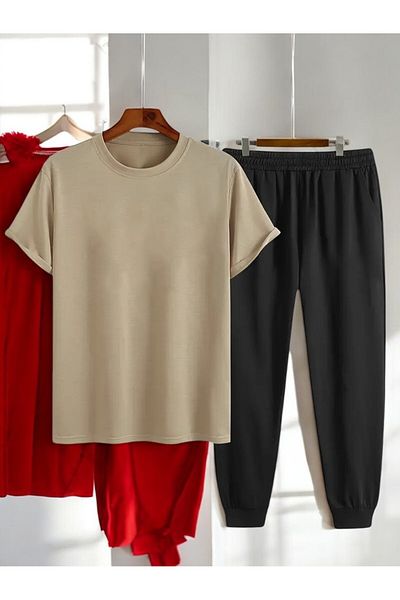 uyguntarz Σετ φόρμας 2 τεμαχίων Unisex Los Angles Printed