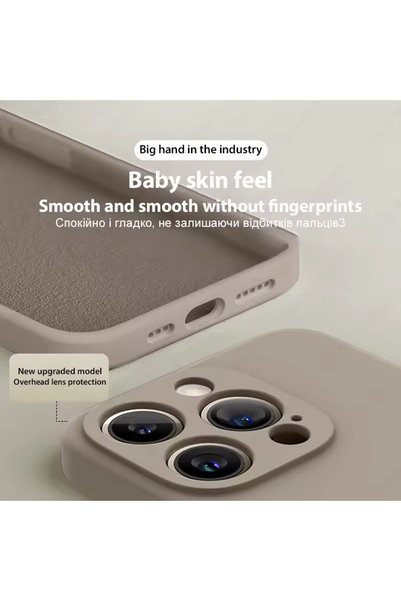 Balerion For Apple iPhone 15 Pro Case Velvet Launch Soft Soft Liquid Silicone Camera Lens Protect Cover