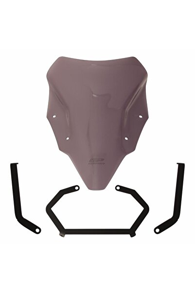 GP KOMPOZİT GP Kompozit Bajaj Pulsar N 250 2022-2024 Uyumlu Ön Cam Füme 45 cm