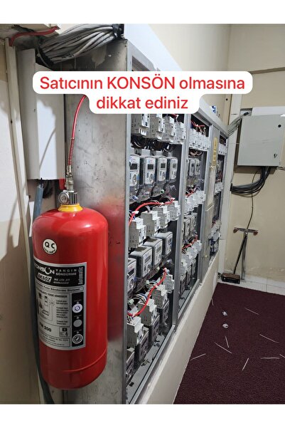 Konsön 2kg Fm200 Otomatik Pano Içi Gazlı Söndürme Sistemi