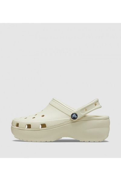 Crocs حذاء كروكس الكلاسيكي ذو النعل السميك للنساء