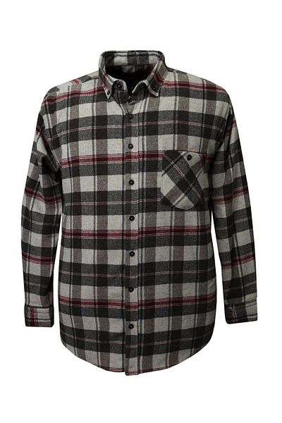 tambattal Large Size Thick Winter Lumberjack Plaid Shirt
