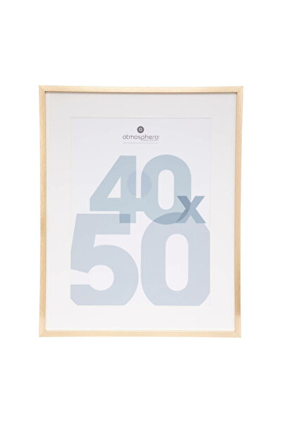 Atmosphera Manu Rectangular Shaped Tabletop Wooden Photo Frame 40 x 50cm