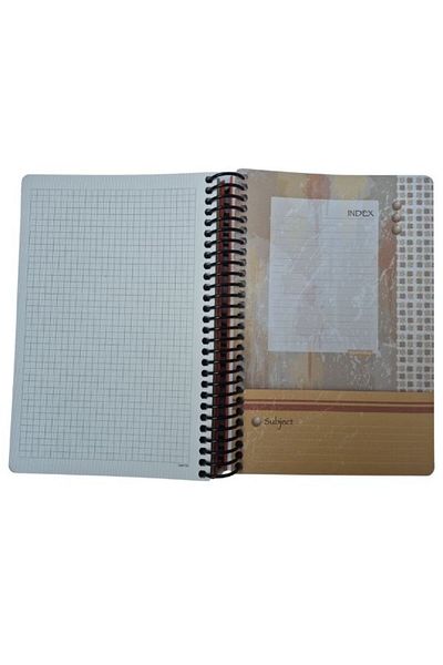 Gıpta Vip Spiral Leather Cover Notebook 140 Sheets Checkered 17x24