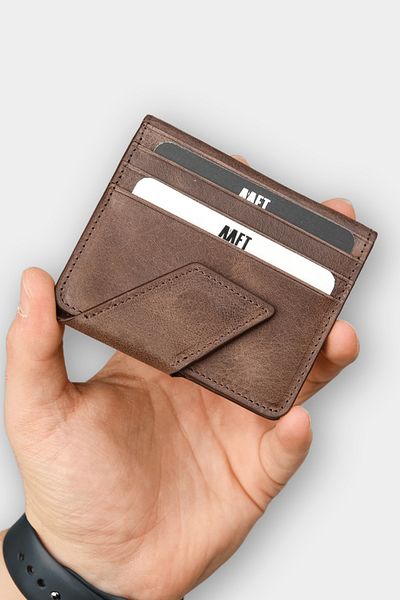 MFT Leather Design Мъжки картодържател Lucas 1606 от естествена кожа