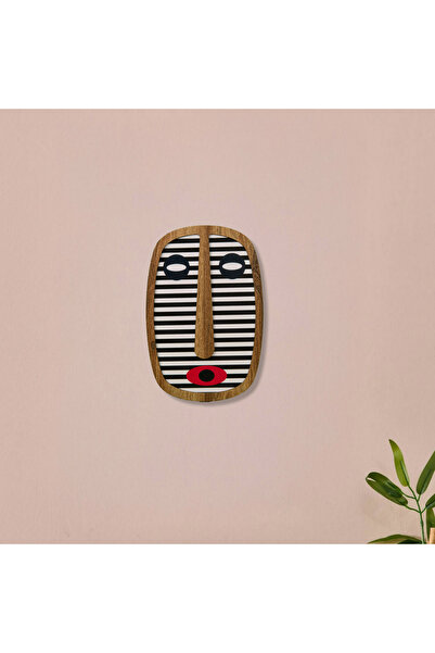 Evidea Deco Mask Duvar Panosu - Beyaz - 20 cm