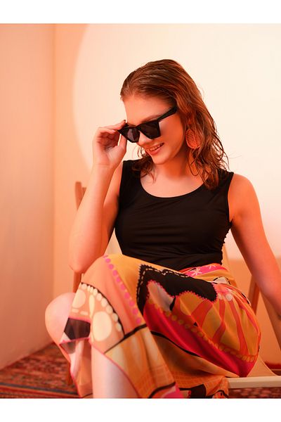ALFASA Solara Patterned Skirt Pareo