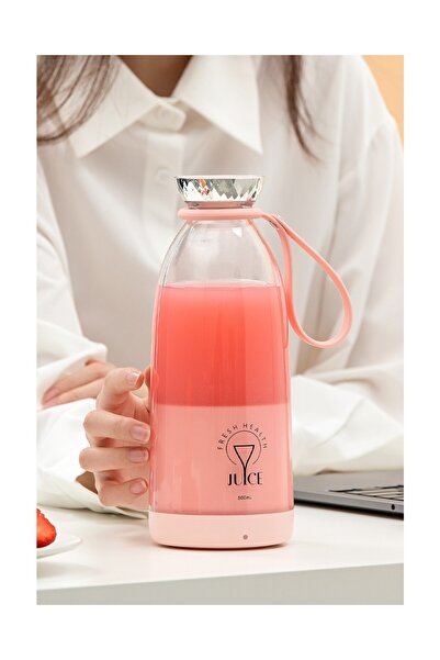 Wrapsol Smoothie Blender Taşınabilir Şarjlı Kişisel Mini Meyve Karıştırıcı 500 ml