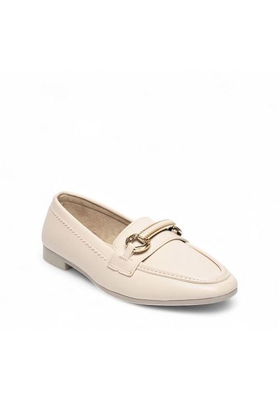 Buem Flat Sole Easy to Use Matte Faux Leather Comfortable Daily Buckle Women's Ballerinas