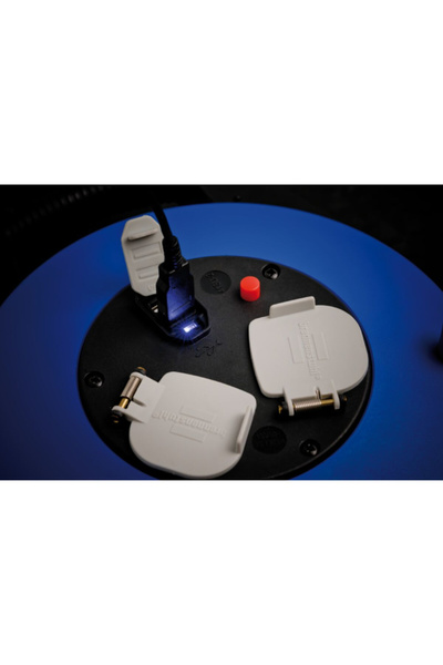 Brennenstuhl بكرة كابلات Vario Line Mini ثنائية الاتجاه مع وظيفة USB بطول 10 أمتار