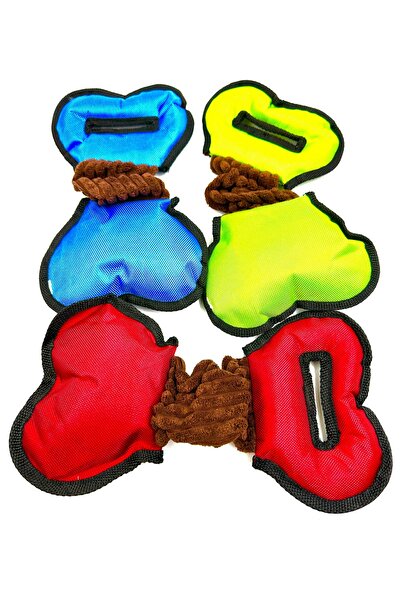 Tasma Market Su Geçirmez Tutma Kulplu Küçük Irk ve Yavru Köpek Oyuncağı Seti 3'lü