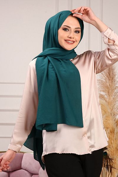 HAREM SCARF Σμαραγδένιο Σάλι Ευστάχιας