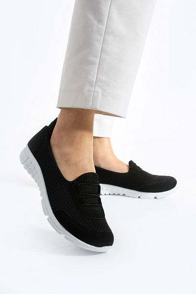 TexFoot Zilnic Flexibil Confortabil Respirabil Air Mesh Tricotat Talpă ușoară Balerini sport ortopedici