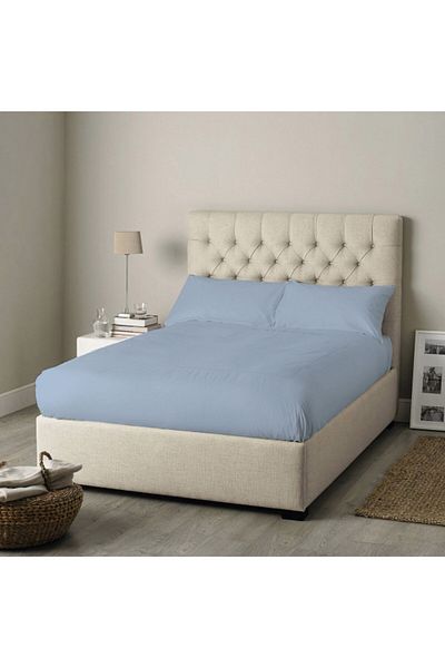 Celia King Square Fitted Sheet Misty 200x200+30cm