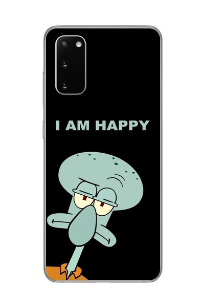 Dali Design Samsung Galaxy S20 Compatible Transparent Case Octopus Design 3