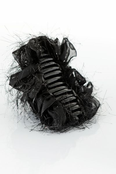 Miorre Stylish Tulle Latch Hair Clip with Feather Detail