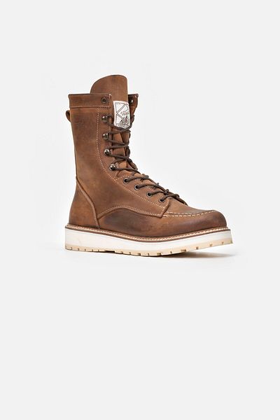 Vaneda 1185 LIFESTYLE LONG CRAZY MEN'S BOOTS Tan