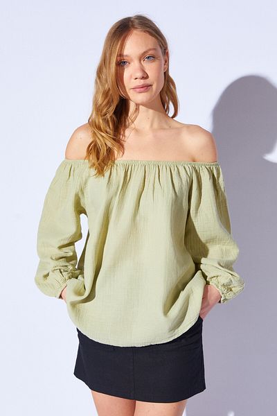 Manche Ore Boat Neck Blouse - Sleeve Merit & Long