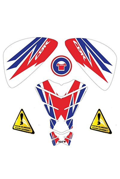 Redline Grafik CBR HRC Fireblade Tank Pad & Yan Pad & Depo Kapak Seti