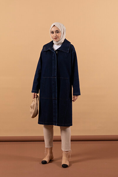 Stilife Джинсова куртка з синьою комірцевою деталлю