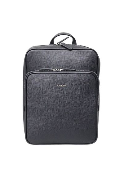 GUARD Genuine Leather Black Backpack - Grd 250301 Wt1854