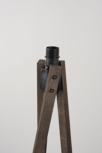 NAVEMU Pier Lambader ( Kahverengi / Huş Ağaç Ayaklar / Navy (mavi) Kumaş) Dr1060100