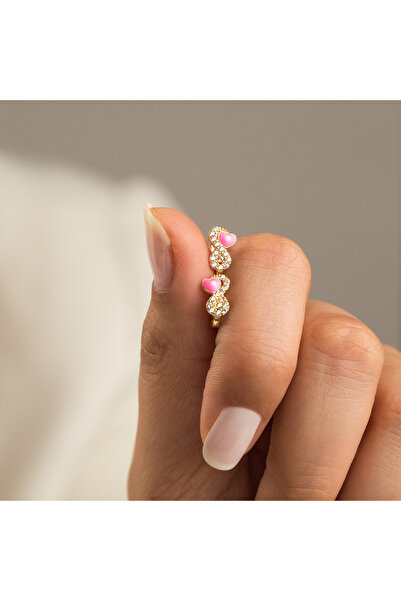 Çgk Çiğdem Gürel Kuyumculuk Sonsuzluk Çocuk Altın Küpe