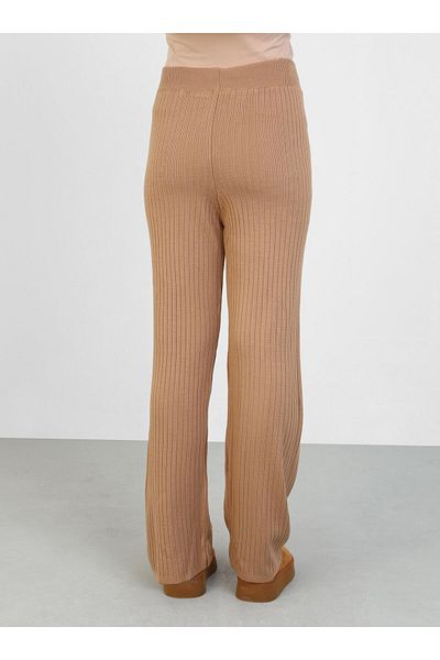Por La Cara Knitwear Trousers - Biscuit - Por La Cara