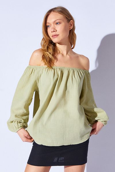 Manche Ore Boat Neck Blouse - Sleeve Merit & Long