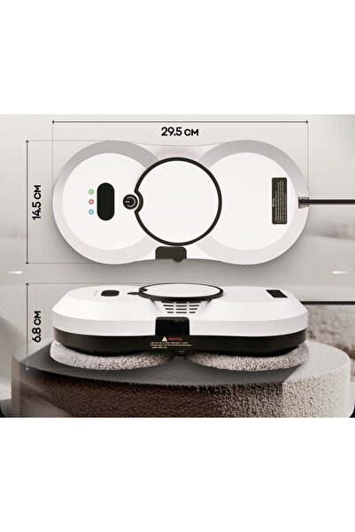 kenao Uzaktan Kumandalı Sıvı Püskürtmeli Cam Silme Robotu