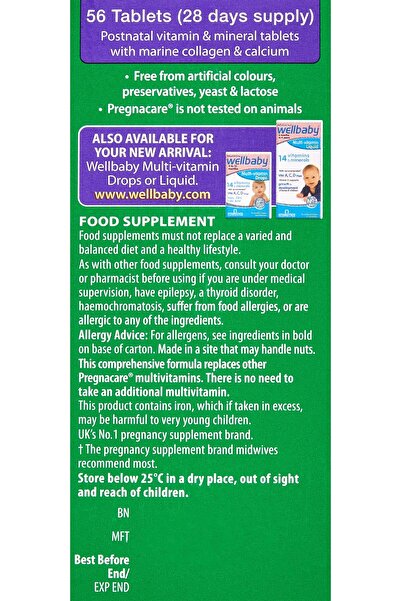 Pregnacare Vitabiotics - Pregnacare - New Mum - 56 Tablets