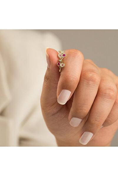 Çgk Çiğdem Gürel Kuyumculuk Kiraz Çocuk Altın Küpe