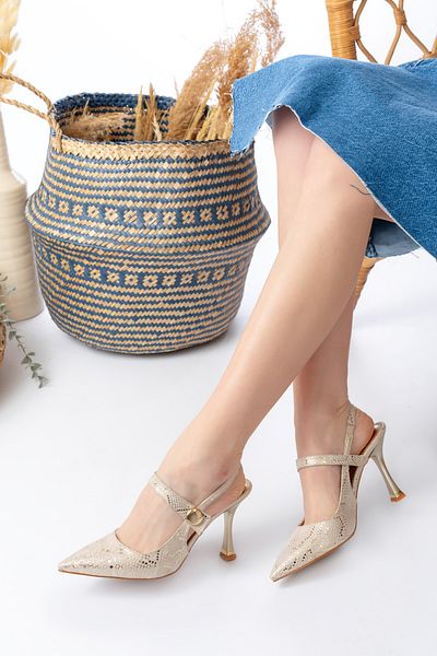 Egepass PARLA VÂRĂ CU VÂRĂ CU O SINGURĂ BANDĂ DE PIATĂ TACURI ROCHIE DE SEARĂ DESIGN ELEGANT PANTOFI DE NOAPTE ELEGANTI