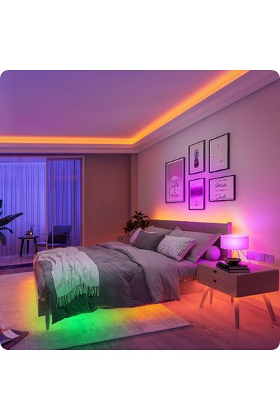 Govee Wi-Fi + Bluetooth RGBIC LED Strip Lights with Protective Coating 5m