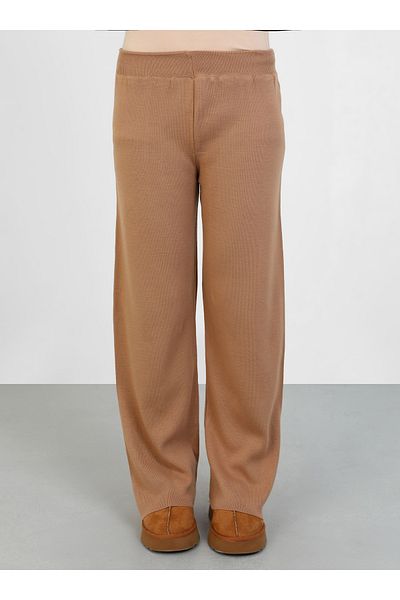 Por La Cara Knitwear Trousers - Biscuit - Por La Cara
