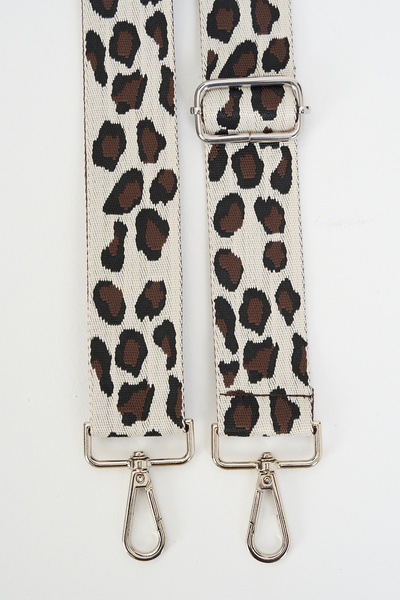 MUTE BAG Leopard Pattern Chevron Ayarlanabilir Çanta Sapı (110 CM)