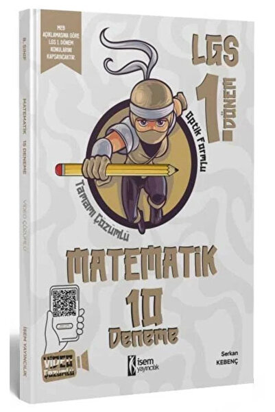 İsem Yayıncılık 2023 8. Sınıf Lgs 1. Dönem Matematik 10 Deneme Sınavı