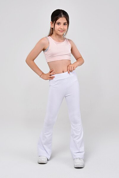 Neslice in İstanbul Neslice In Istanbul Kız Çocuk Beyaz Yüksel Bel Ispanyol P...