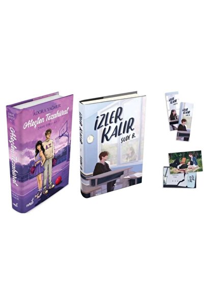 İndigo Kitap Ateşten Tezahürat Ciltli/ Pukka Yayınları İzler Kalır Ciltli Sud...