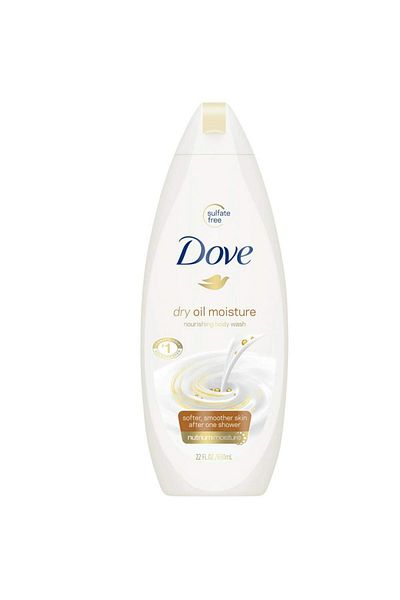 Dove غسول الجسم، زيت جاف ومرطب، 22 أونصة