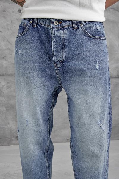 NOMARC Blue Kp-277-1 BF Jean cu detaliu de șlefuit