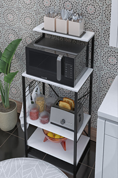 DEKORFİM DF15103B Mikro Dalga Rafı Çok Amaçlı Kiler Rafı