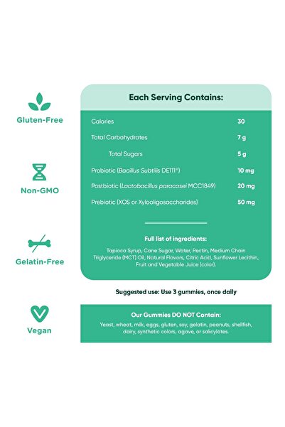 goLisaNs GOLI PRE+POST+ PROBIOTICS GUMMIES 60PCS/180G