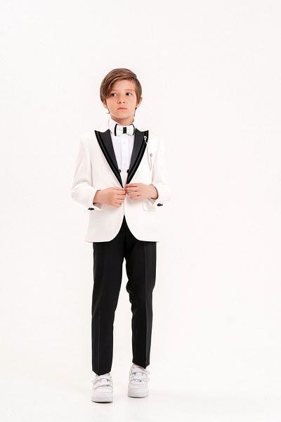 My Hanne Bow Tie Jacket Suit 4212
