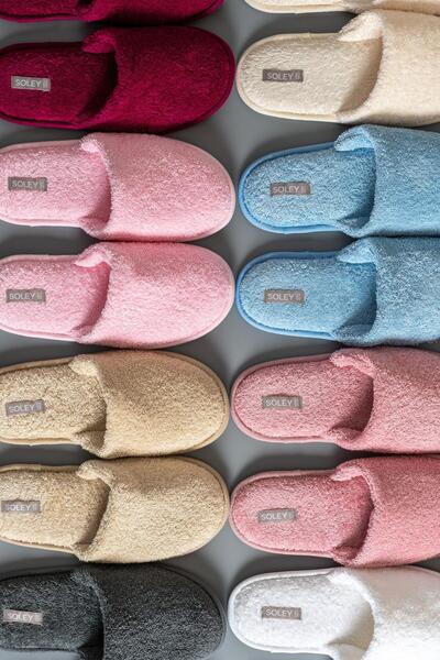 Soley | Minerva | 100% Cotton Towel Slippers
