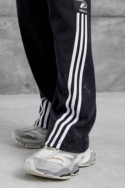 NOMARC Μαύρο Ynzay-3 Written Baggy Sweatpants