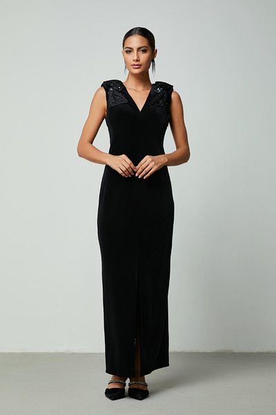 femi9 embellished bows dress