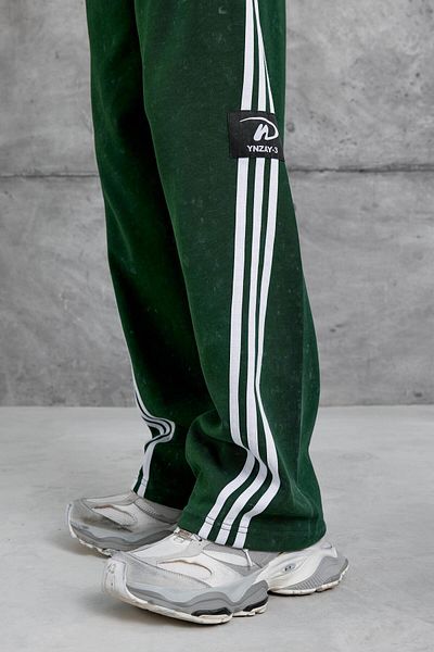 NOMARC Πράσινο Ynzay-3 Written Baggy Sweatpants